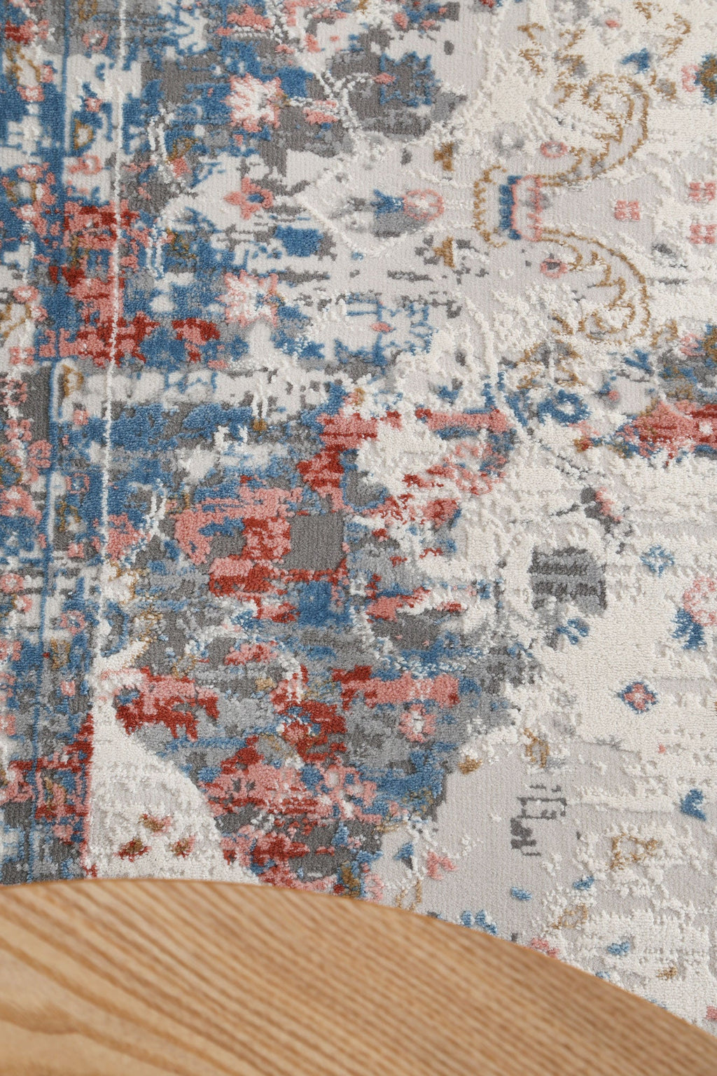 Expressions EX15 Blue Red Oriental Rug – view 3