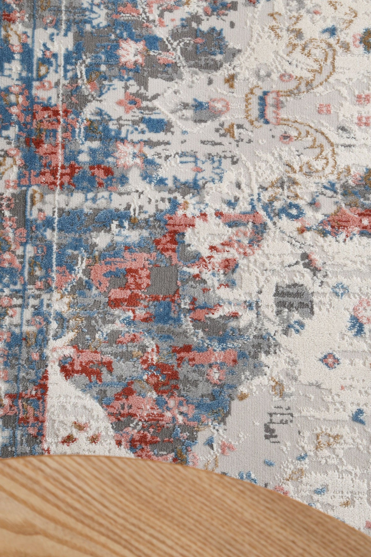 Expressions EX15 Blue Red Oriental Rug – view 3