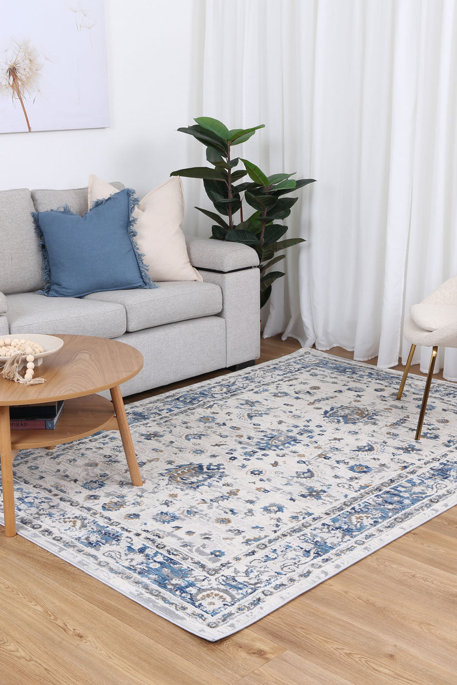 Expressions EX17 Blue Oriental Rug – view 7