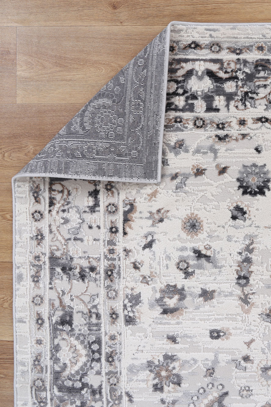 Expressions EX18 Grey Oriental Rug – view 2