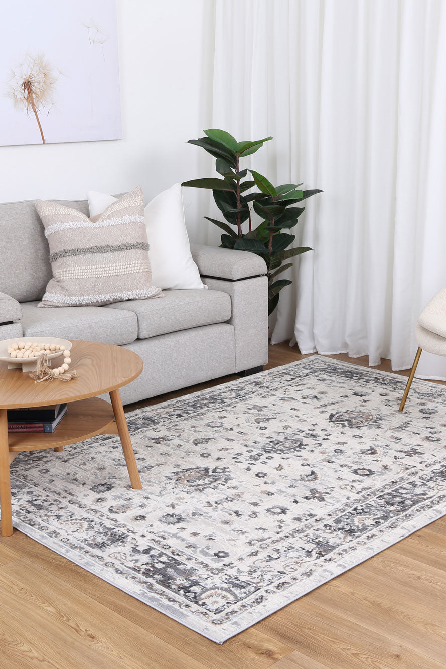 Expressions EX18 Grey Oriental Rug – view 7
