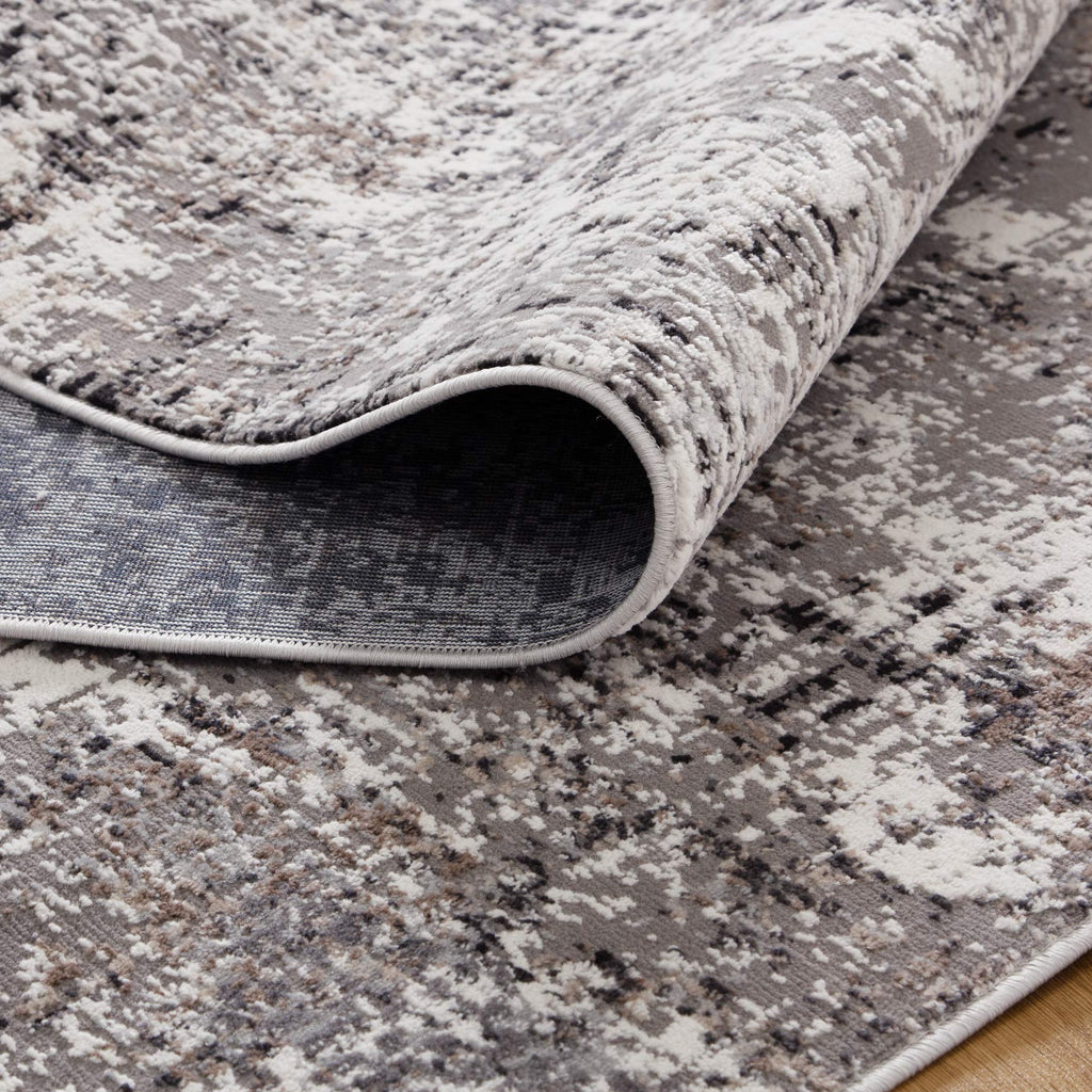 Expressions EX01 Grey Abstract Rug – view 5