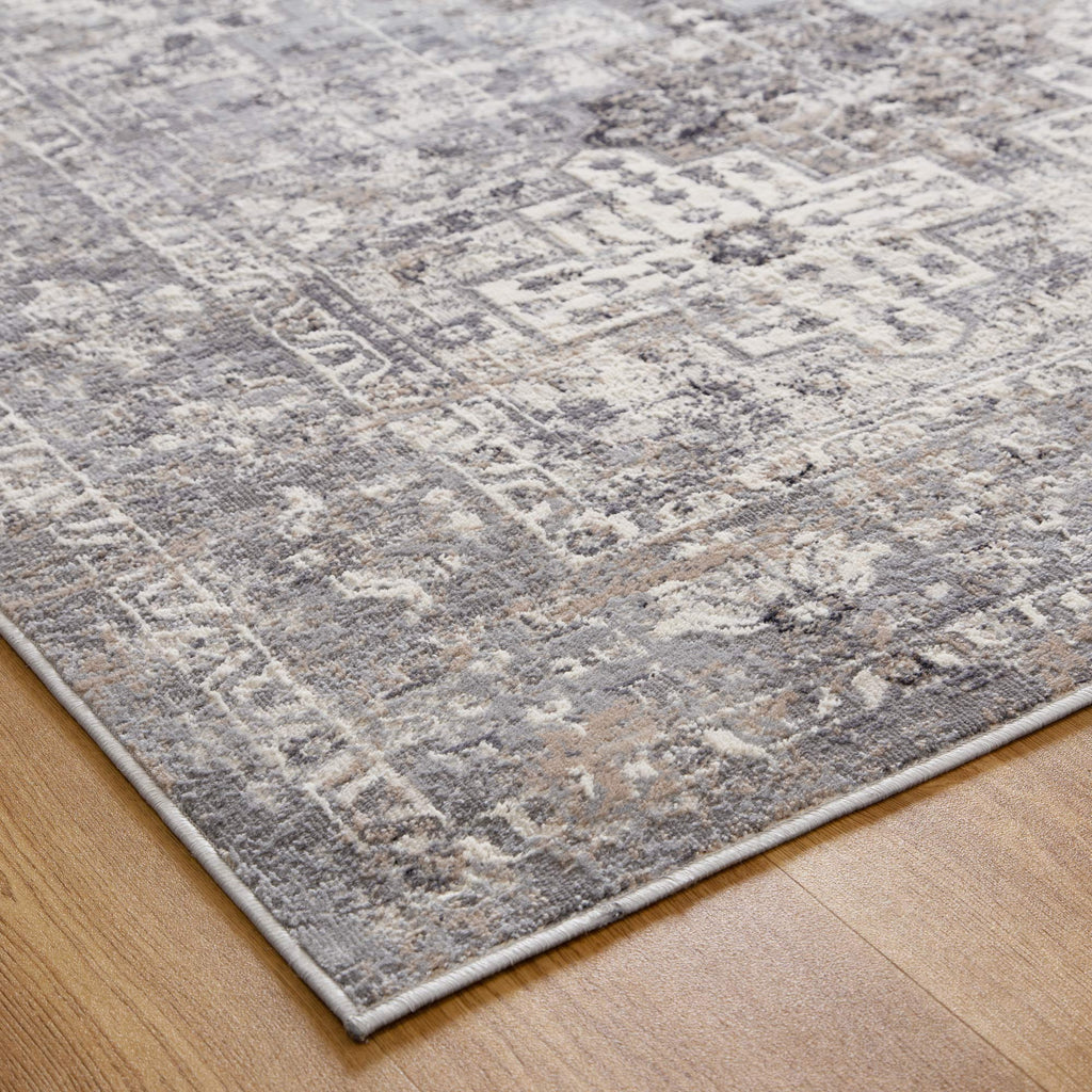 Expressions EX04 Grey Oriental Rug – view 3