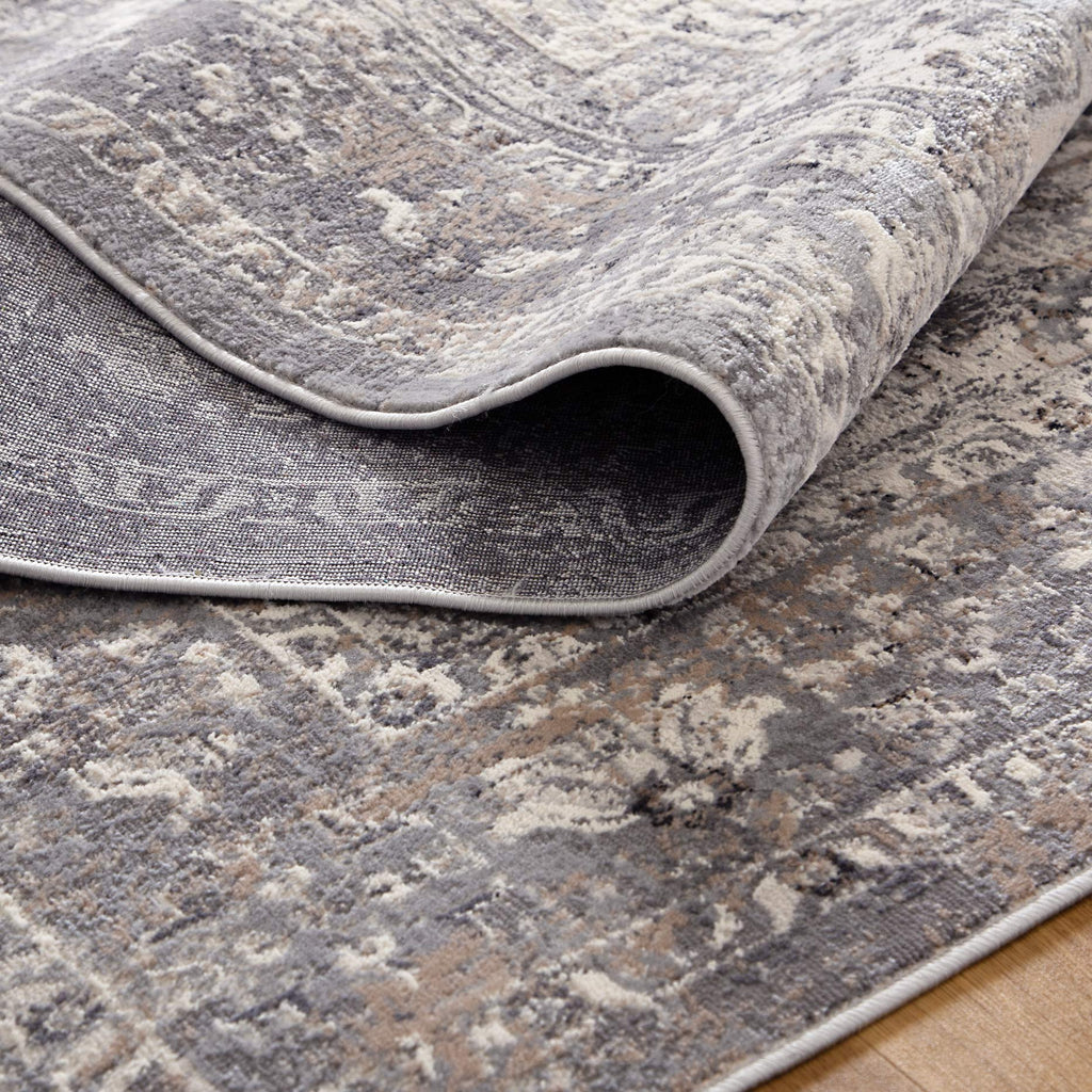 Expressions EX04 Grey Oriental Rug – view 4