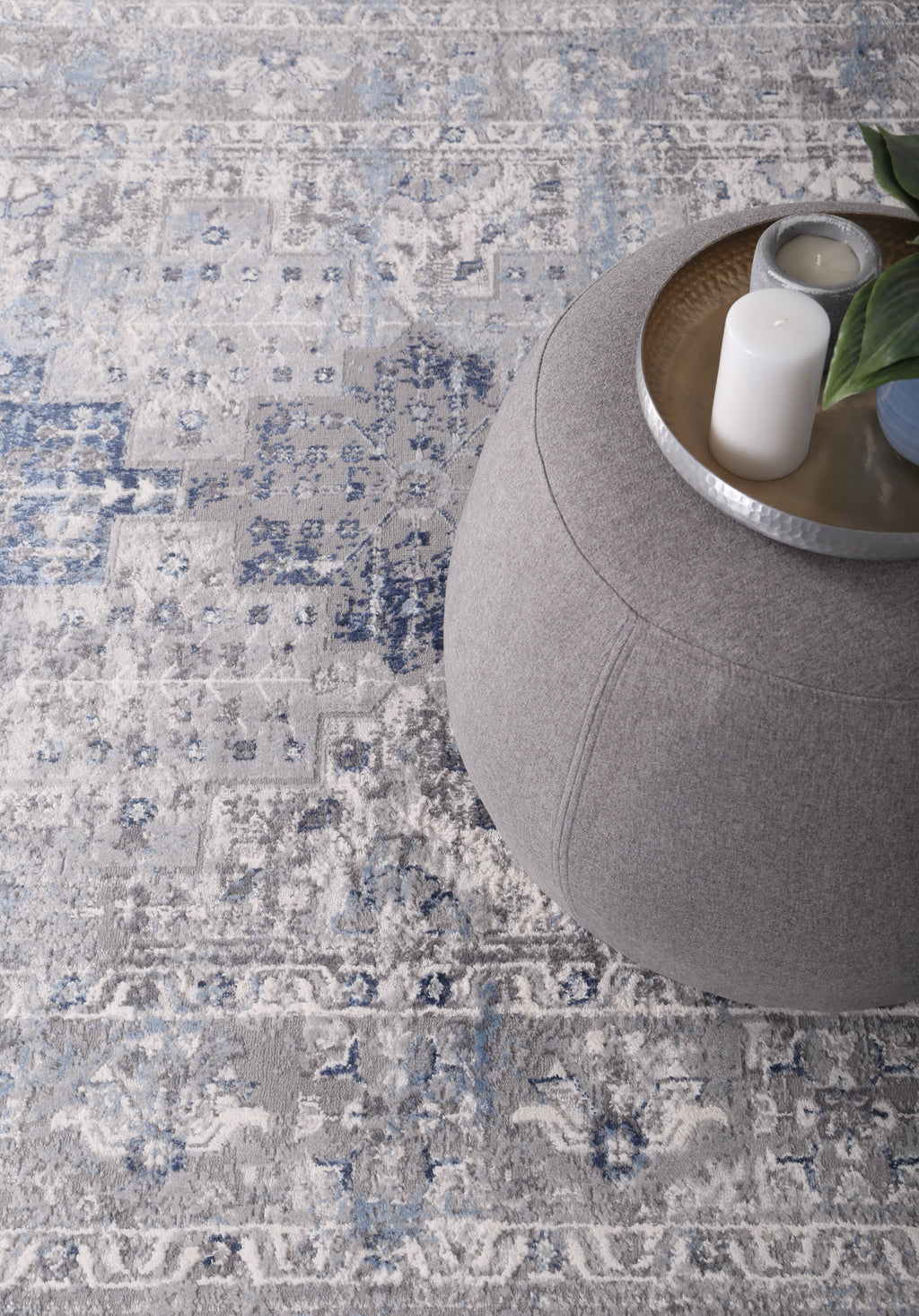 Expressions EX05 Navy Blue Oriental Rug – view 6