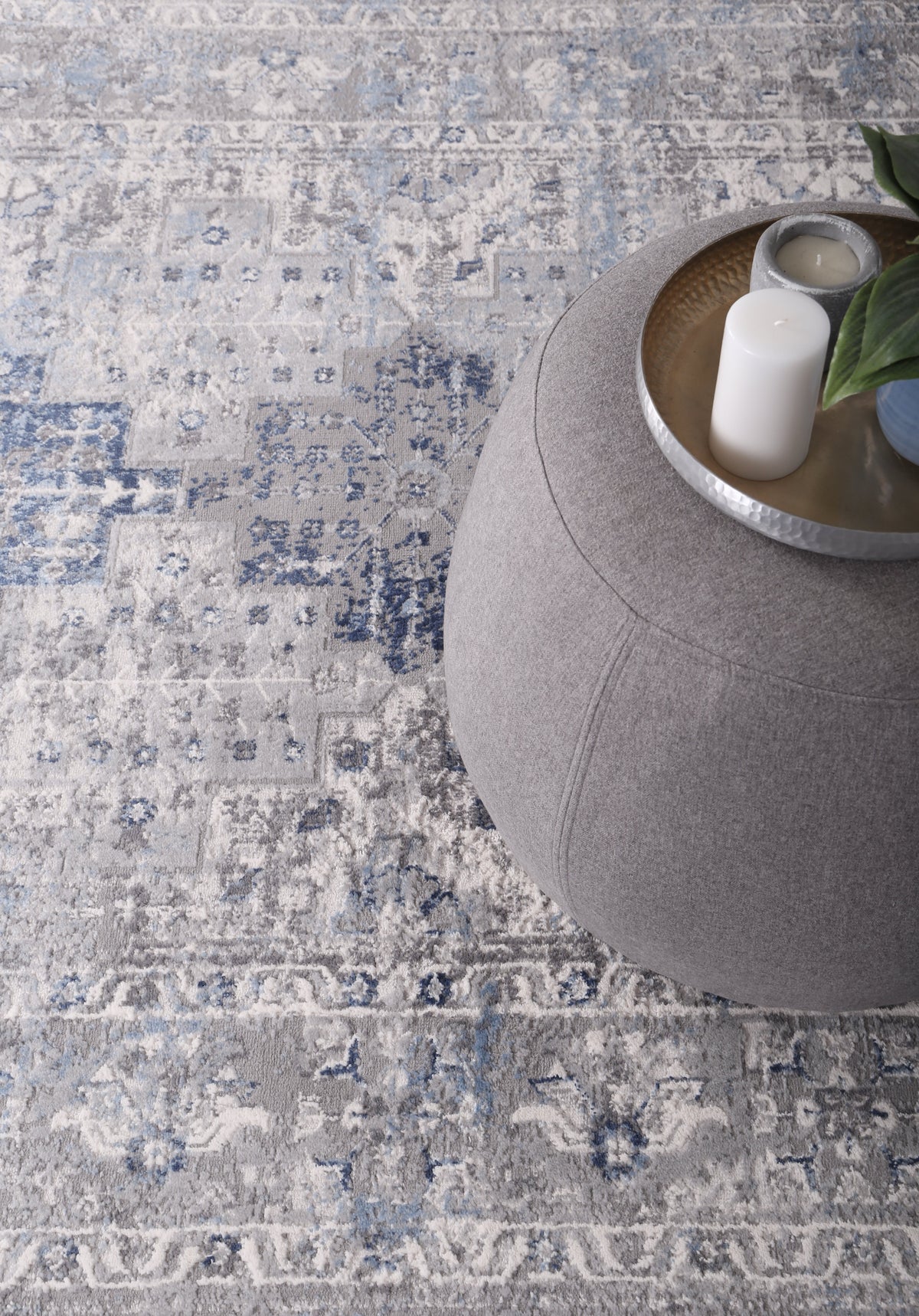 Expressions EX05 Navy Blue Oriental Rug – view 6