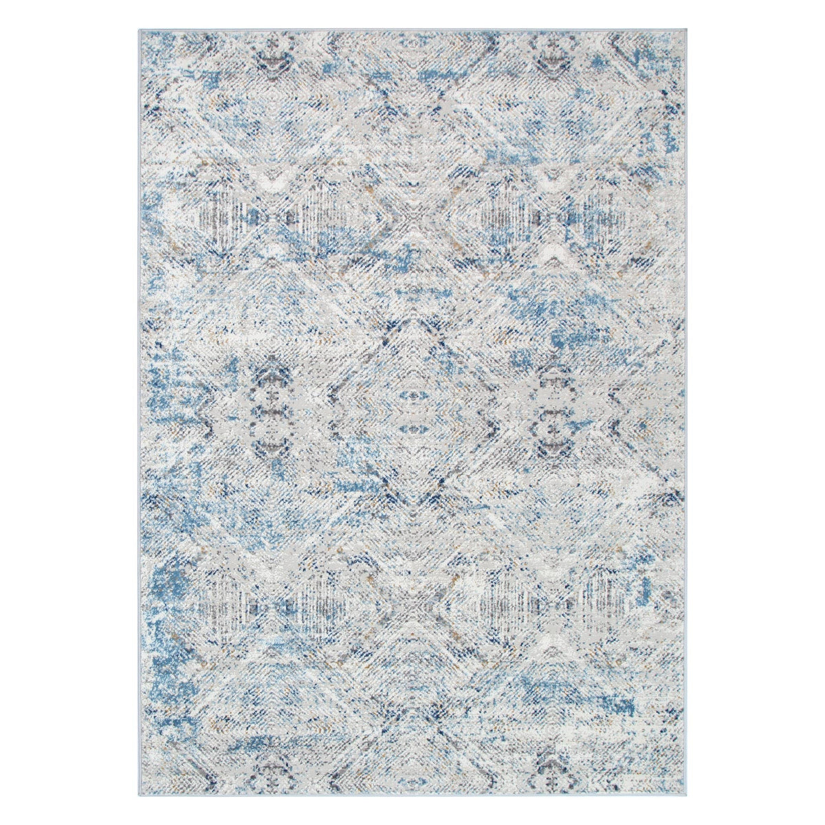 Expressions EX06 Navy Blue Ikat Rug – view 2
