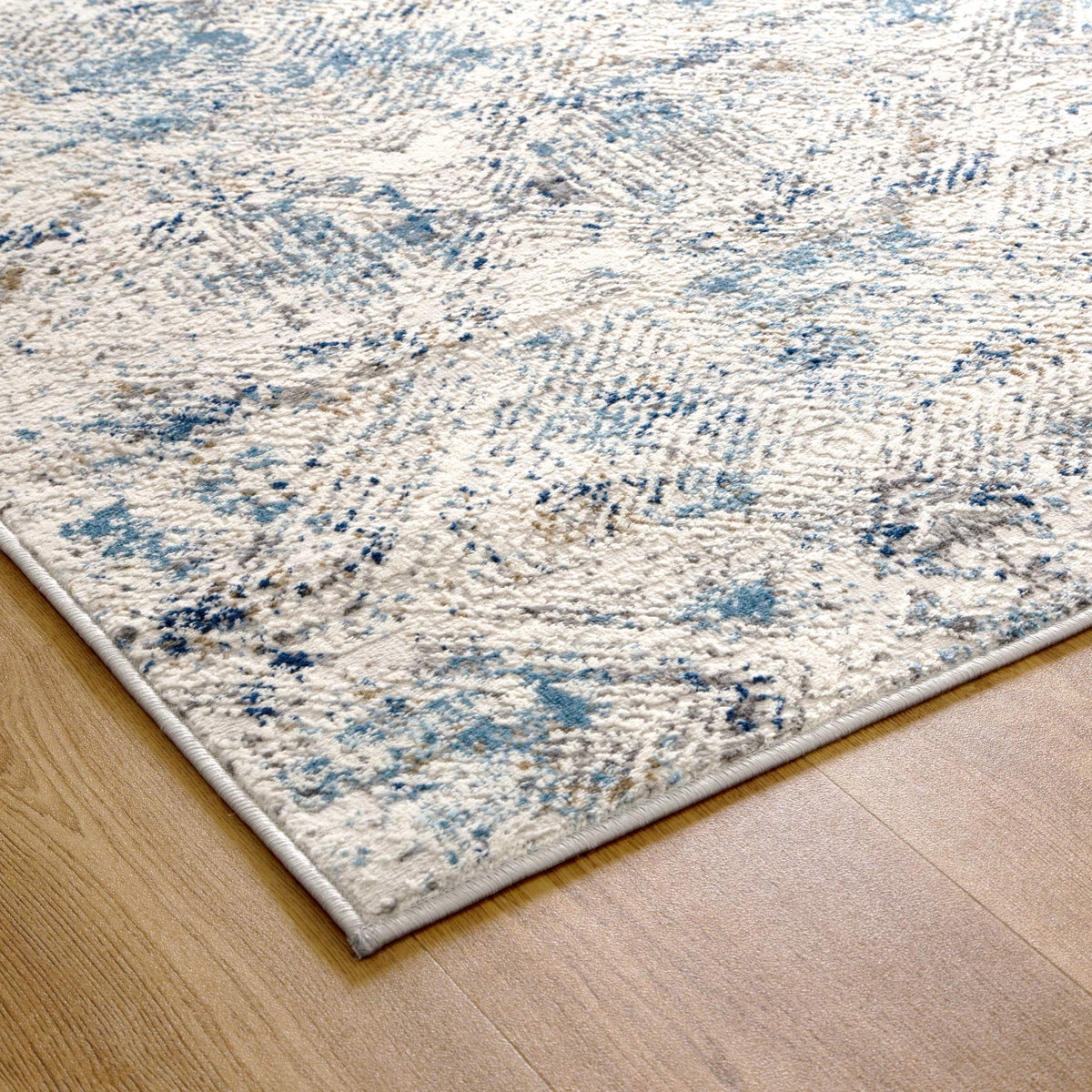 Expressions EX06 Navy Blue Ikat Rug – view 3