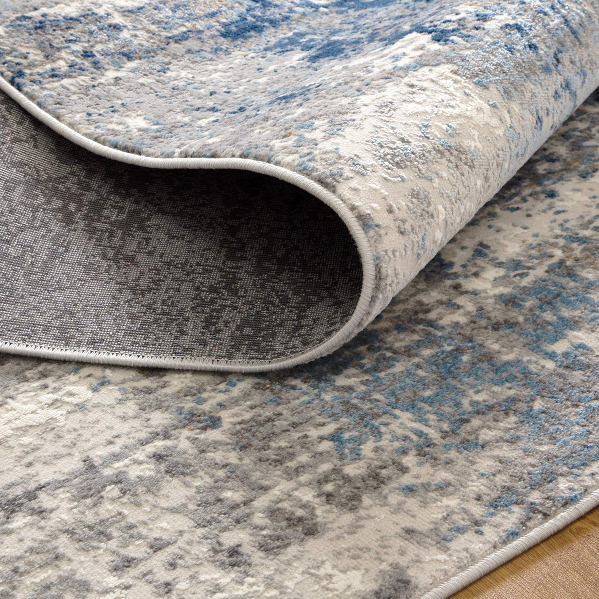 Expressions EX11 Navy Blue Modern Rug – view 4