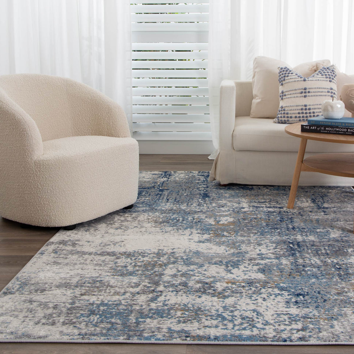 Expressions EX11 Navy Blue Modern Rug – view 6