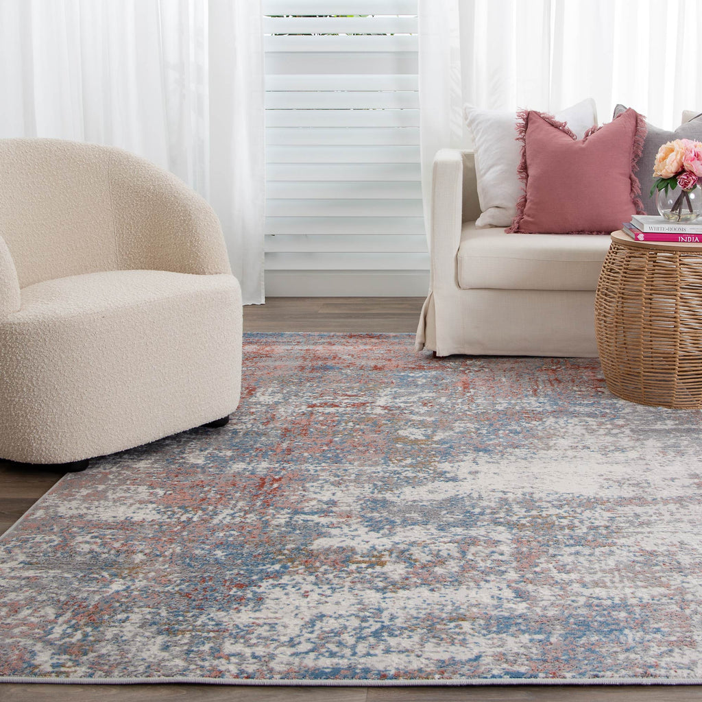 Expressions EX12 Multi Colour Abstract Rug styled with furniture
