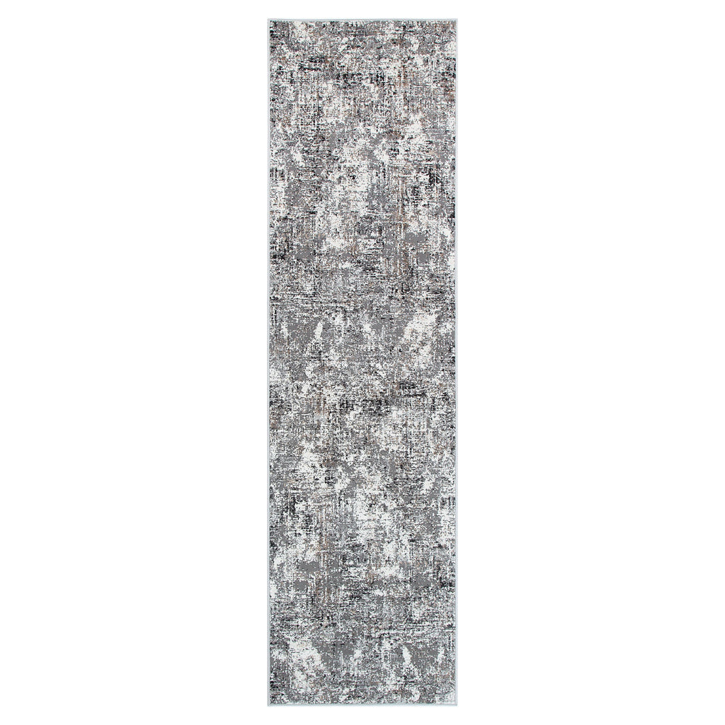 Expressions EX01 Grey Abstract Rug – view 7