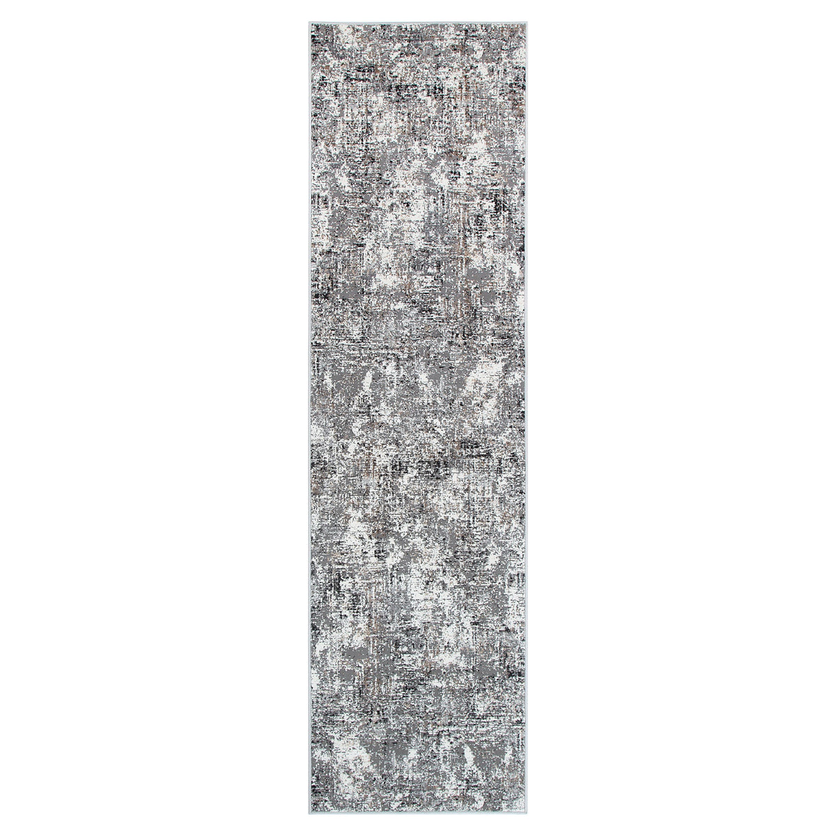 Expressions EX01 Grey Abstract Rug – view 7