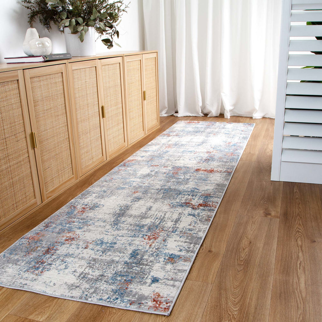 Expressions EX02 Grey Multi Abstract Rug – view 7