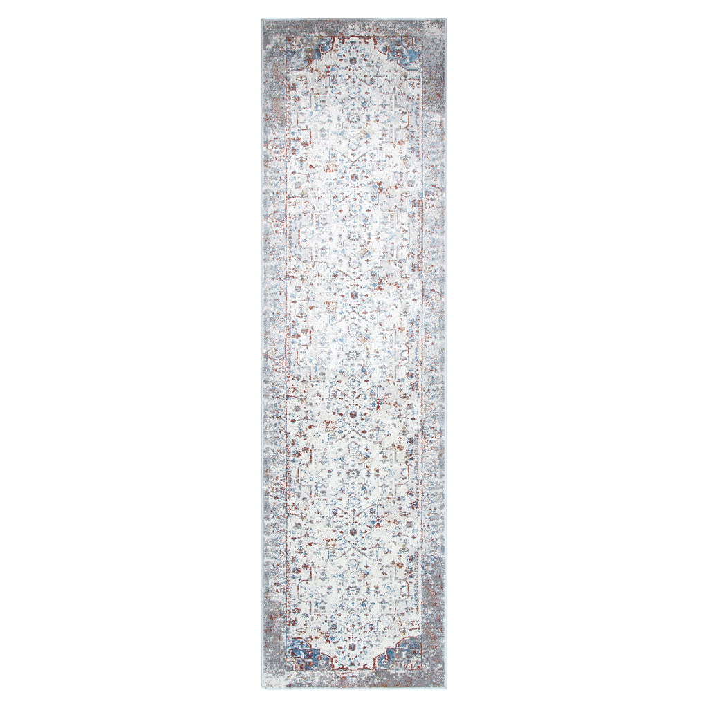 Expressions EX03 Grey Multi Medallion Rug – view 6