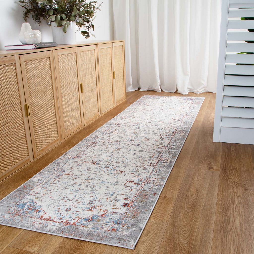Expressions EX03 Grey Multi Medallion Rug – view 7