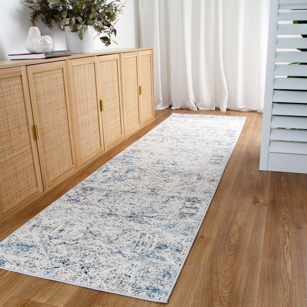 Expressions EX06 Navy Blue Ikat Rug – view 6