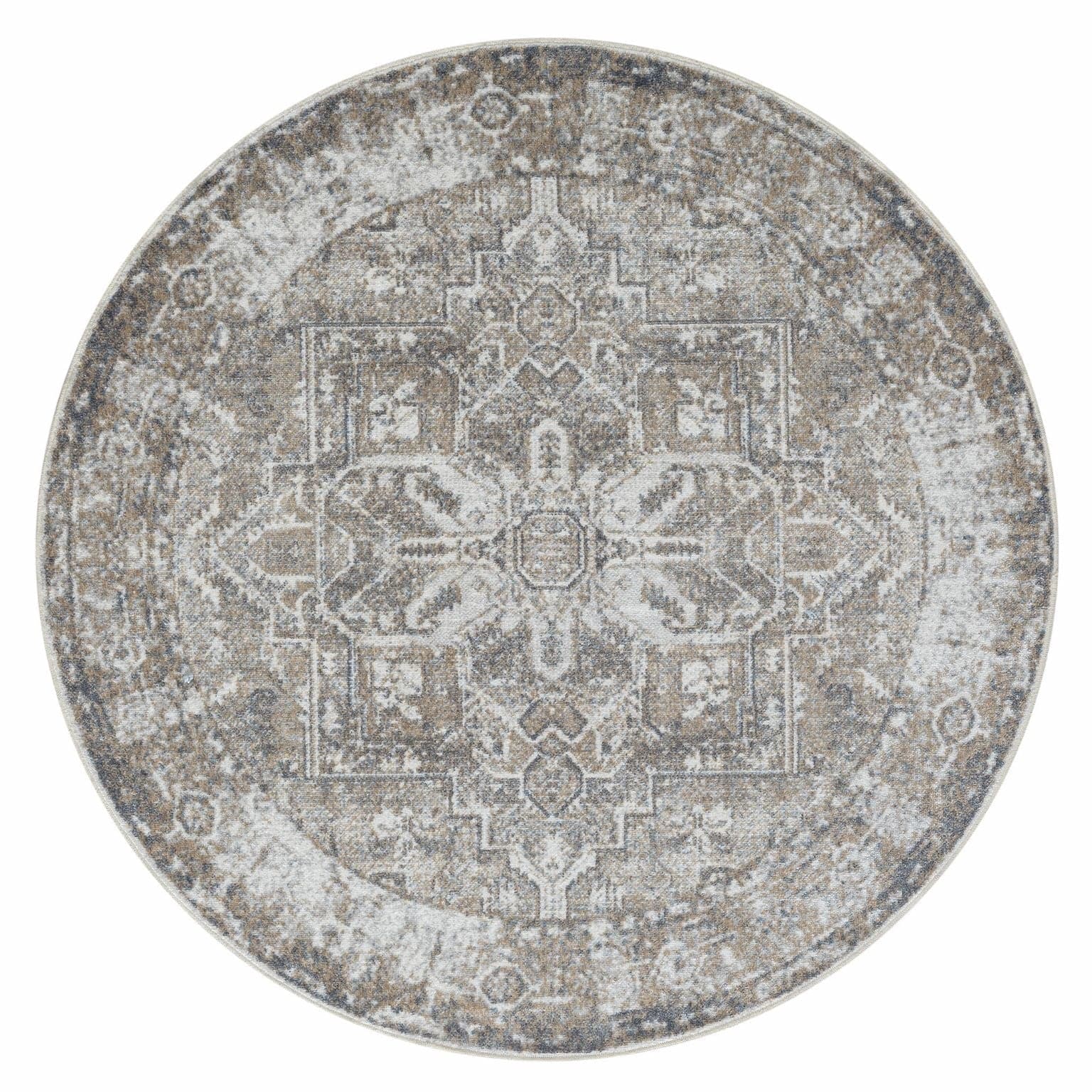 Easy Machine Washable 361 Earth Round – Bazaar G Rugs N Gifts