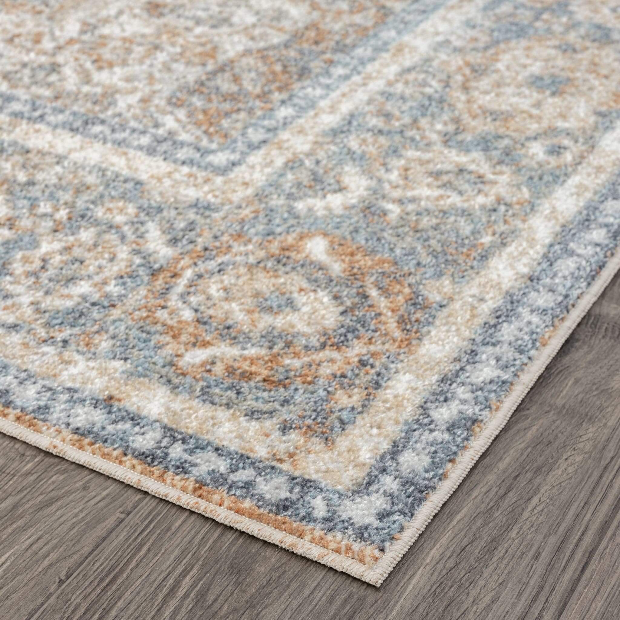 Easy Washable Rugs 364 Coral