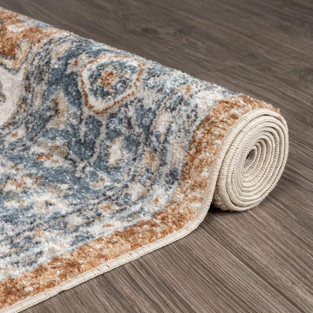 Easy Washable Rugs 366 Indigo