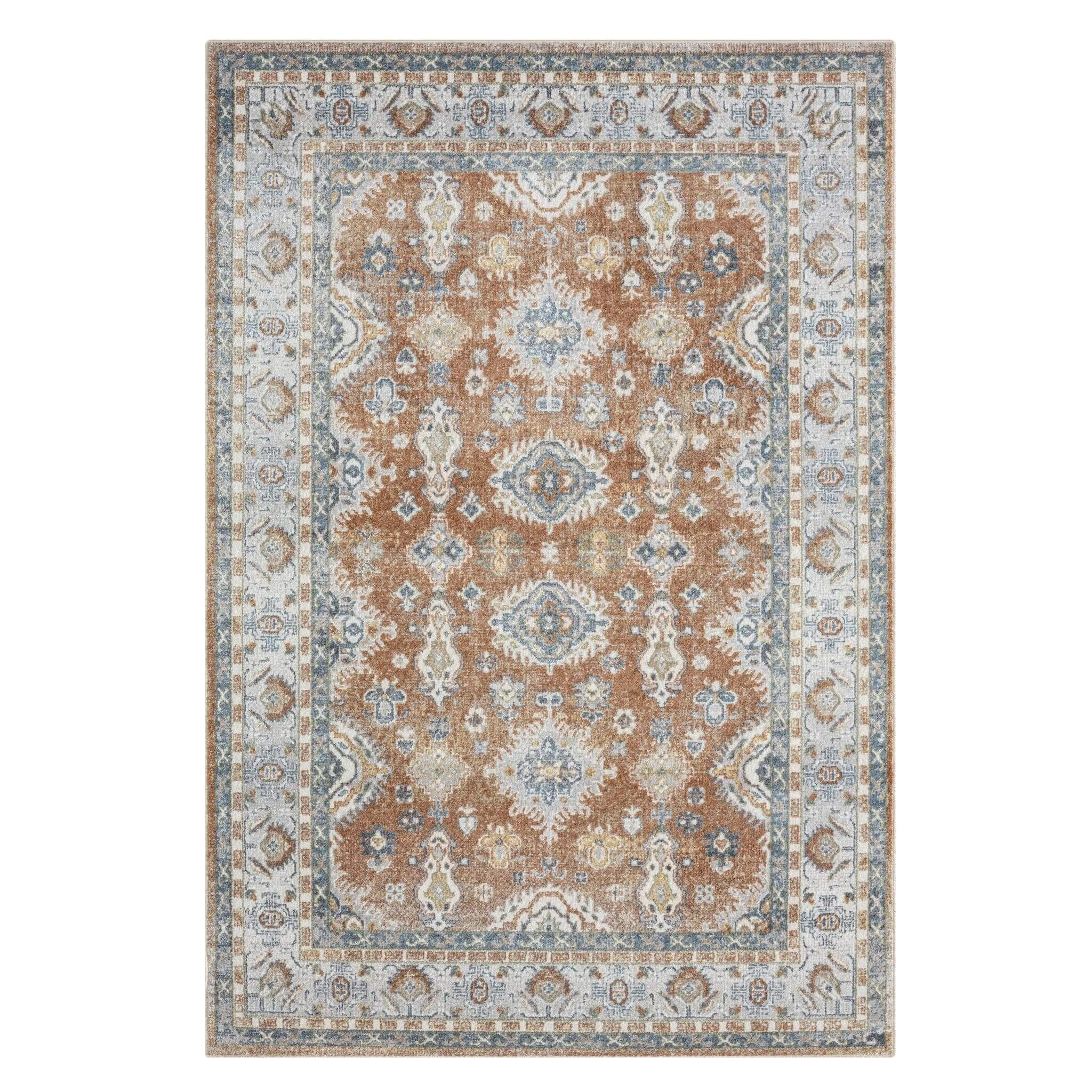 Easy Washable Rugs 367 Terra