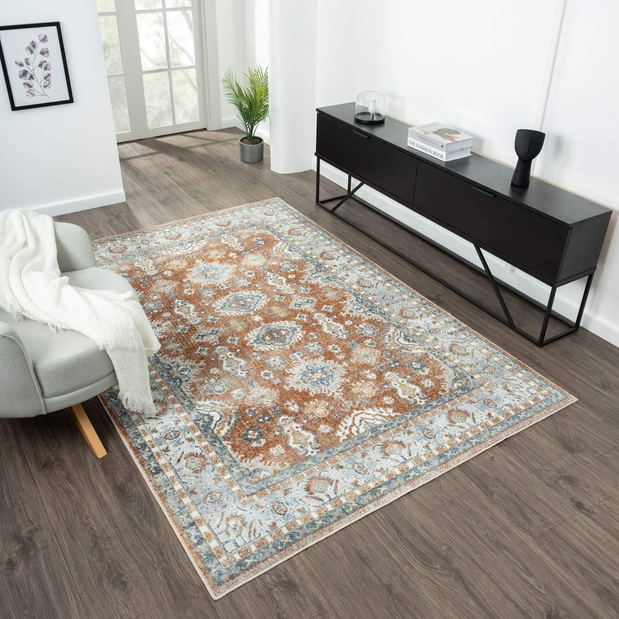 Easy Washable Rugs 367 Terra