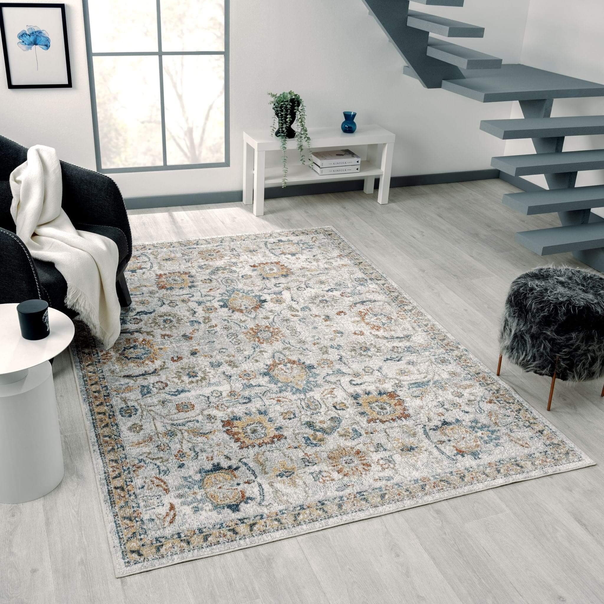 Easy Washable Rugs 368 Pearl
