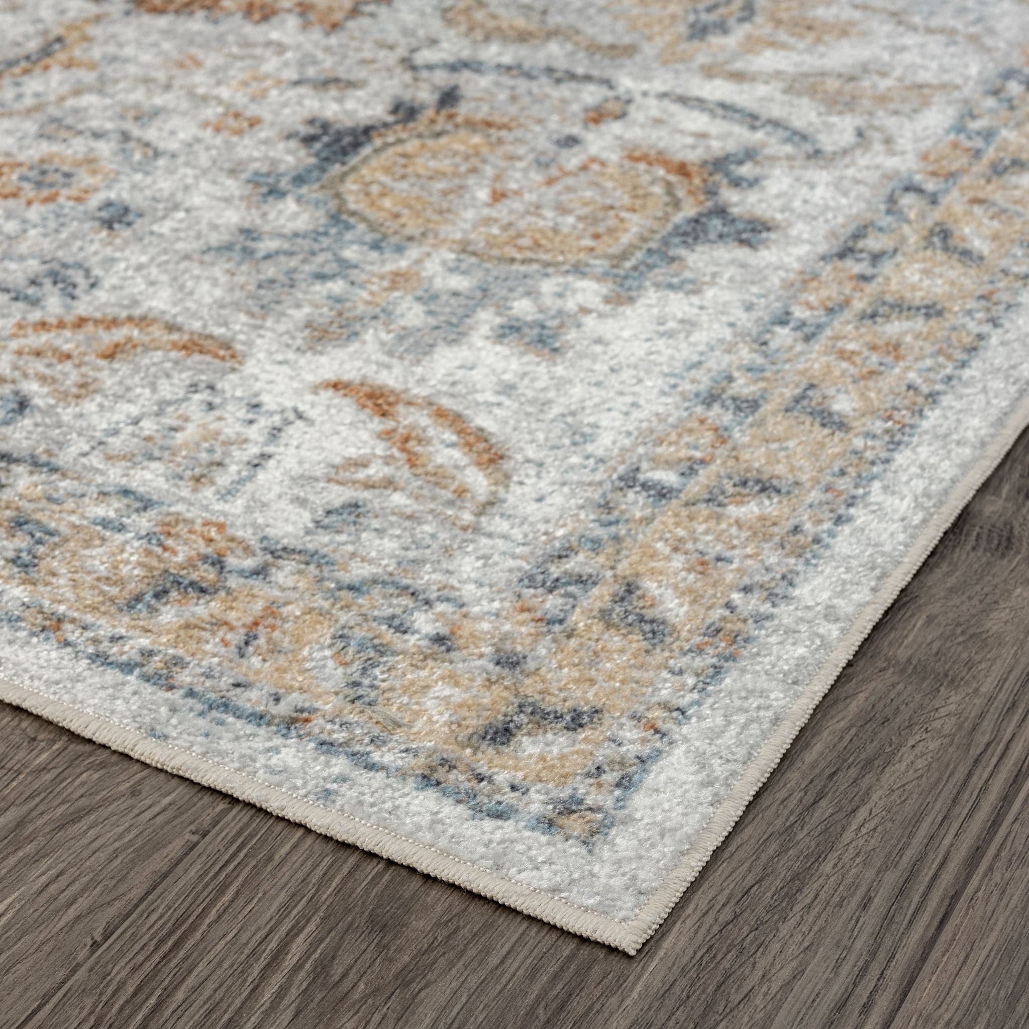 Easy Washable Rugs 368 Pearl