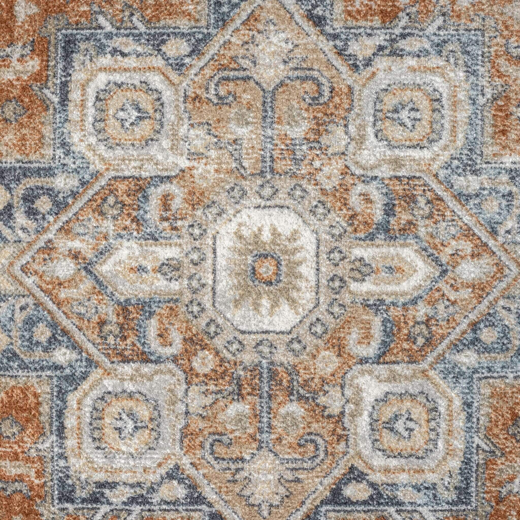 Easy Washable Rugs 370 Aqua