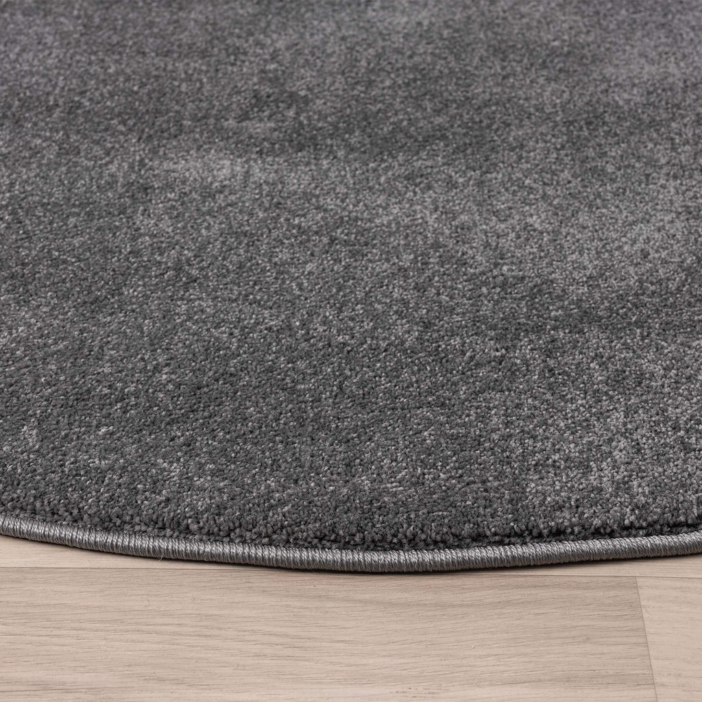 Europa 1000 Dk Grey Round Rug