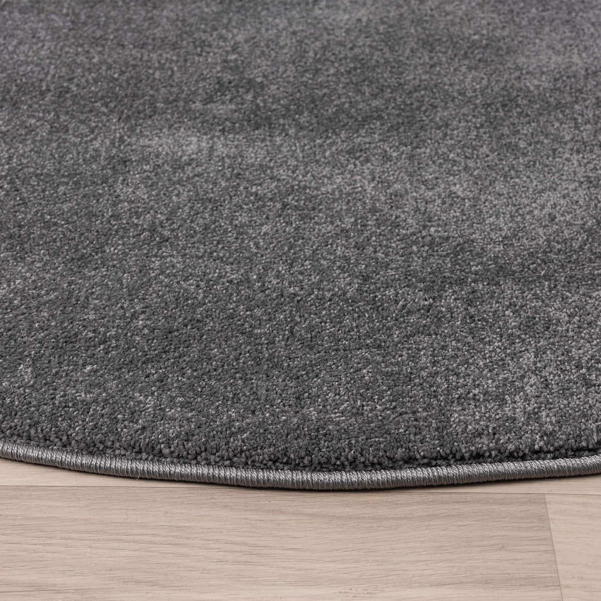 Europa 1000 Dk Grey Round Rug