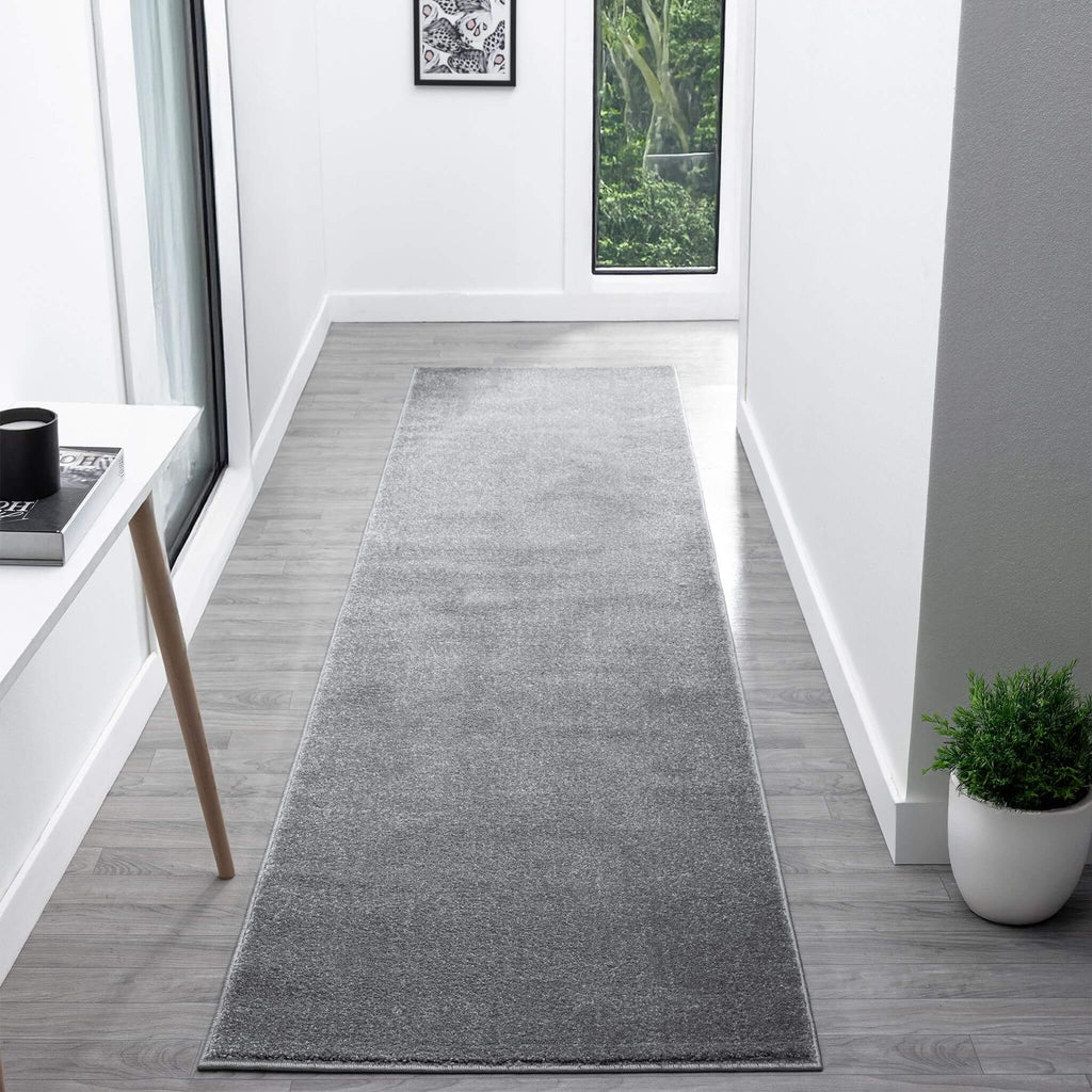 Europa 1000 Grey Hallway Runner lifestyle view