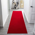 Europa 1000 Red Hallway Runner lifestyle view