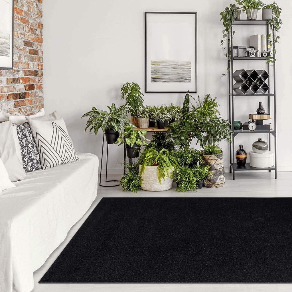 Europa 1000 Black Turkish Rug lifestyle view