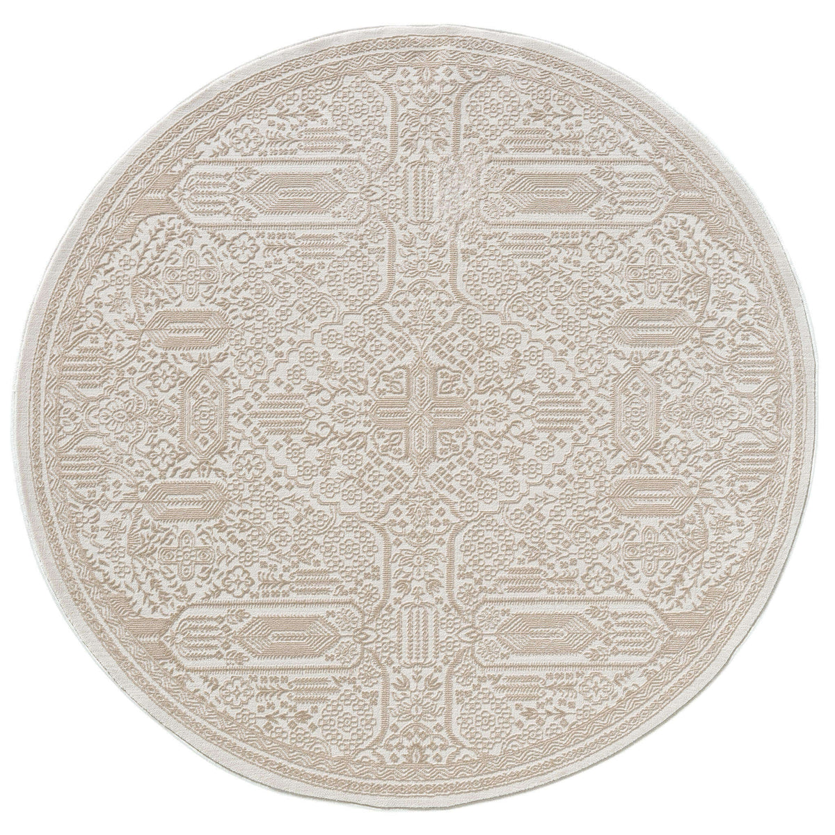 Fable 472 Sand Round Rug