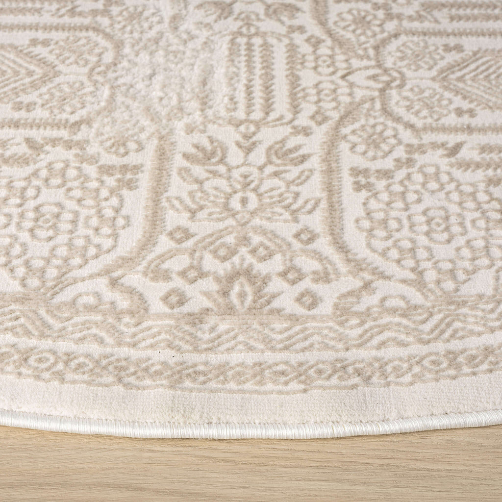 Fable 472 Sand Round Rug