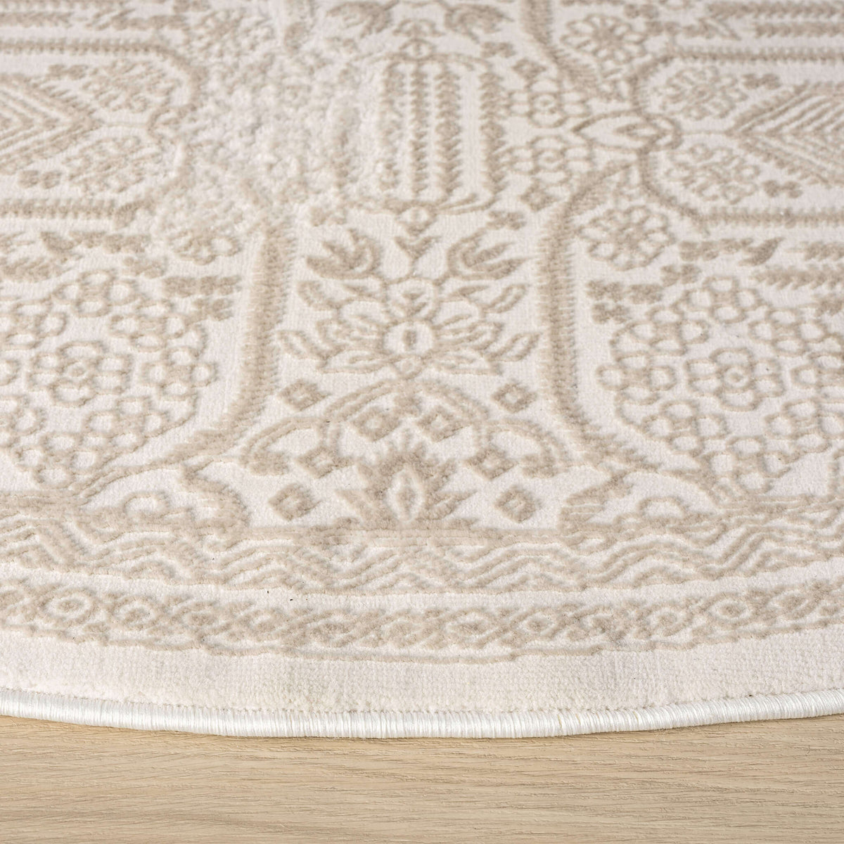 Fable 472 Sand Round Rug