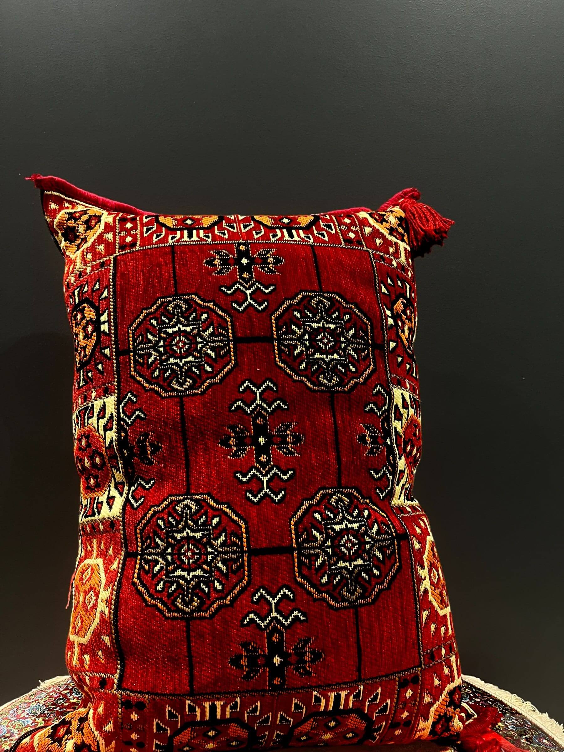 50x60 Pillow Cushion (Lt.Red-Diamond)    