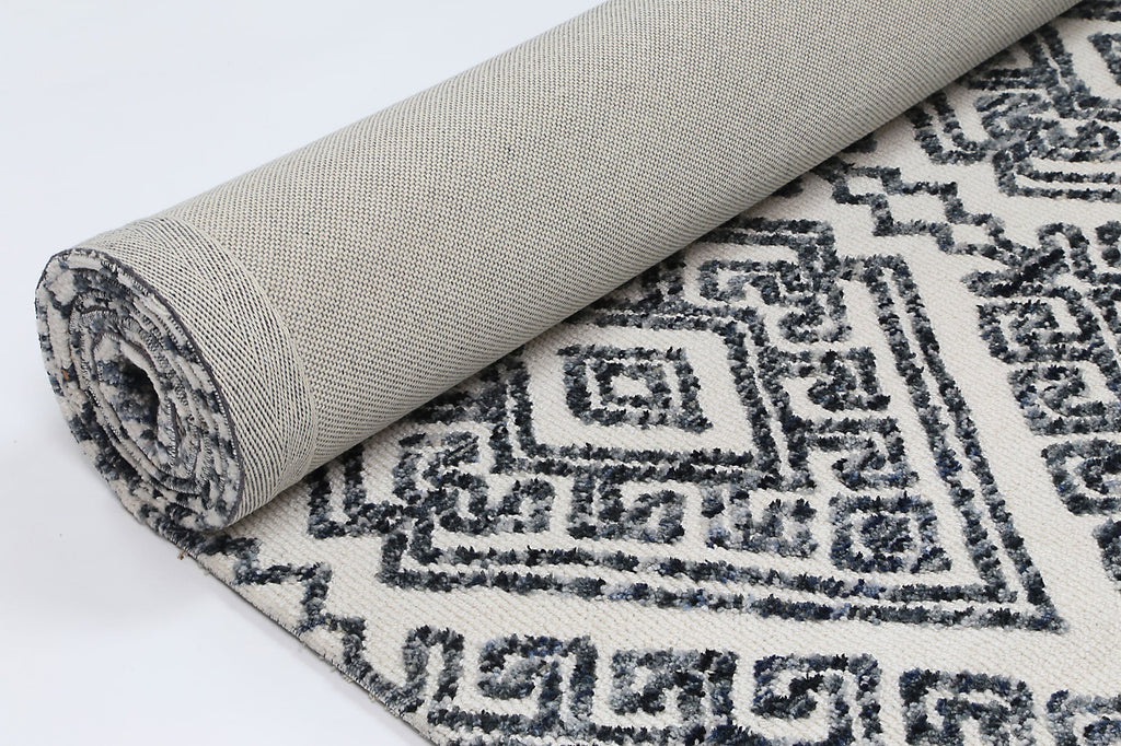 Amritsar Glenfalls Anthracite Tribal Rug – view 4