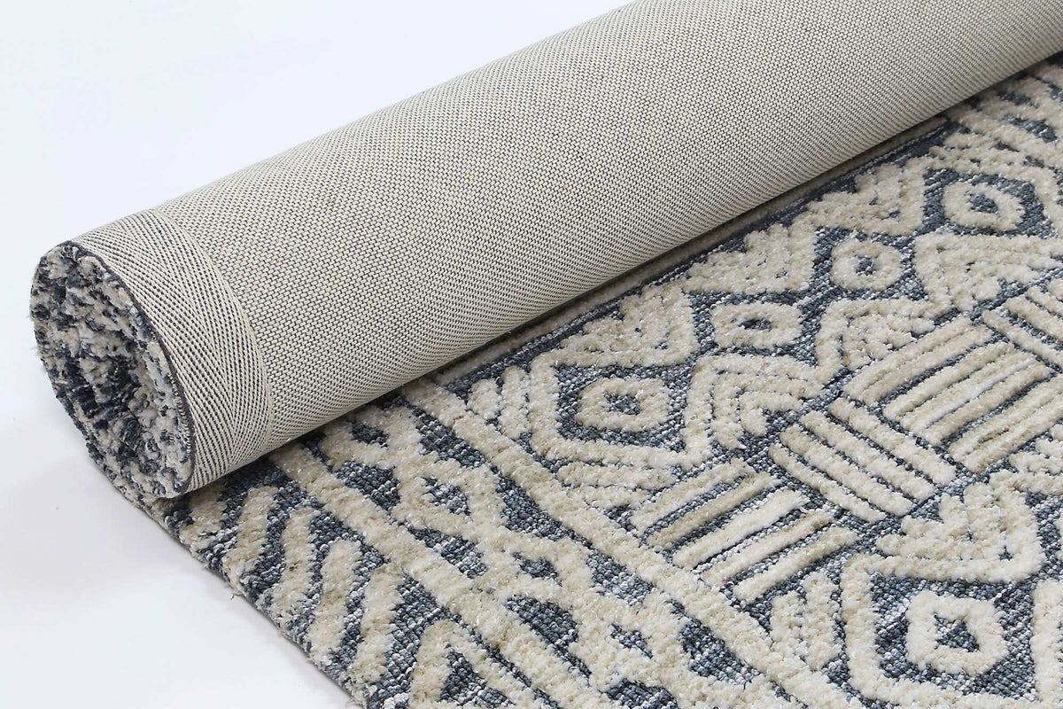 Amritsar Glenroy Blue Tribal Rug – view 4