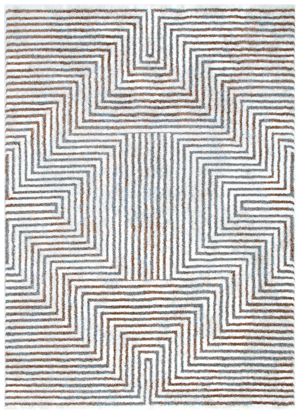 Grace Geometric Polyester Rug - GRAC01 – view 2