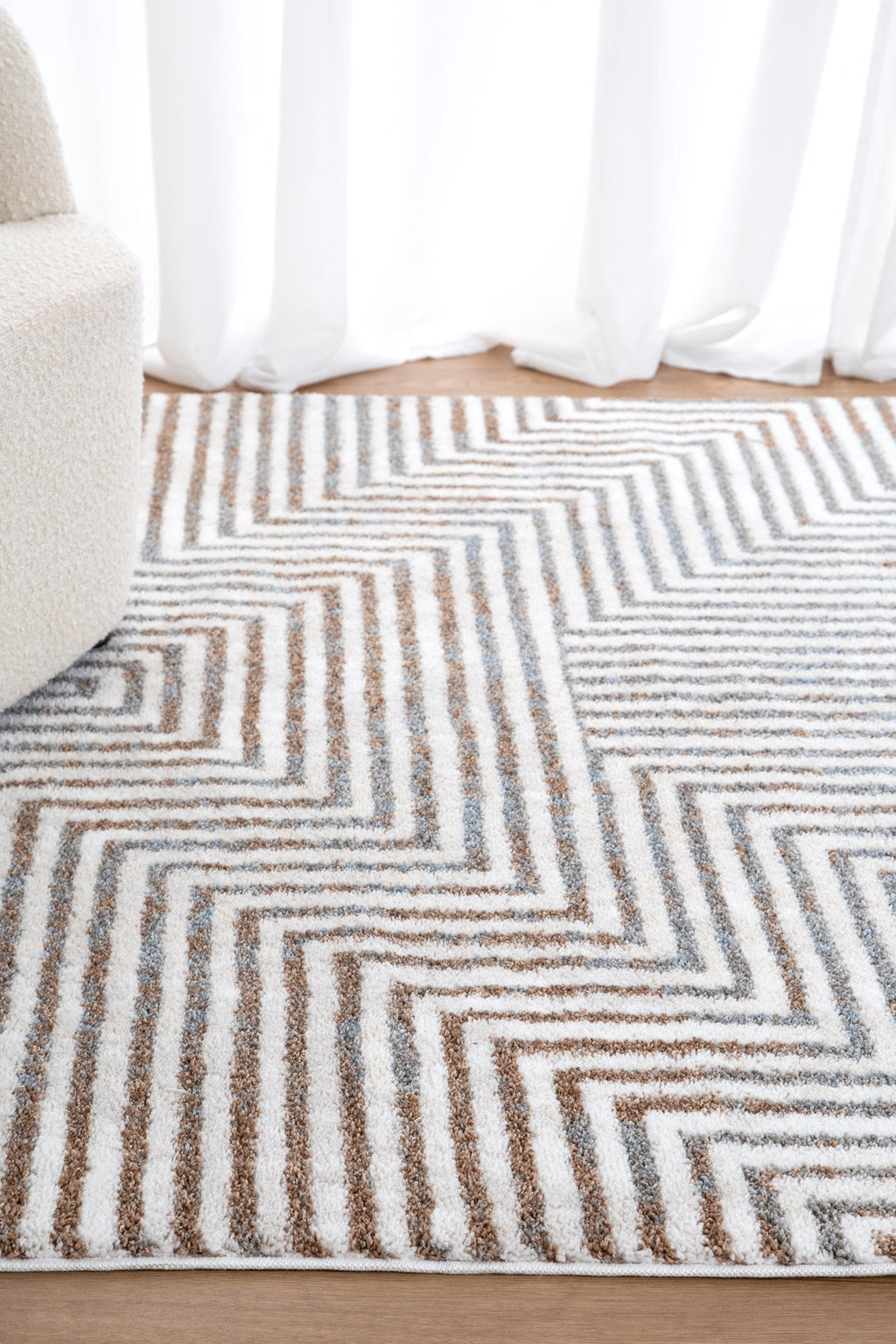 Grace Geometric Polyester Rug - GRAC01 – view 6