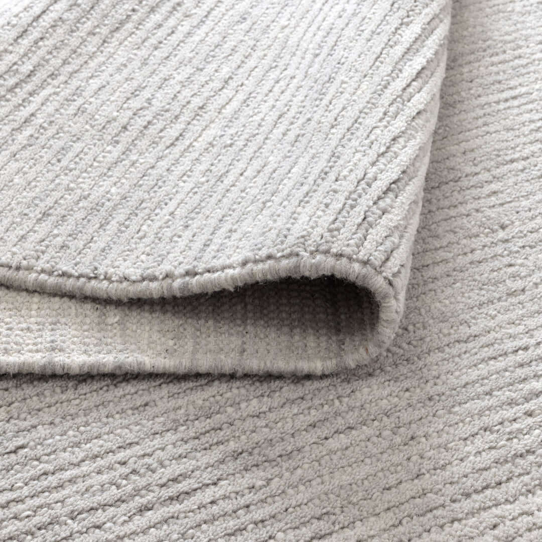 Eco Breeze Grey wool rug - texture