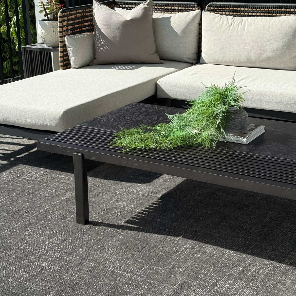 Harbour Grey Indoor Outdoor Rug – view 7