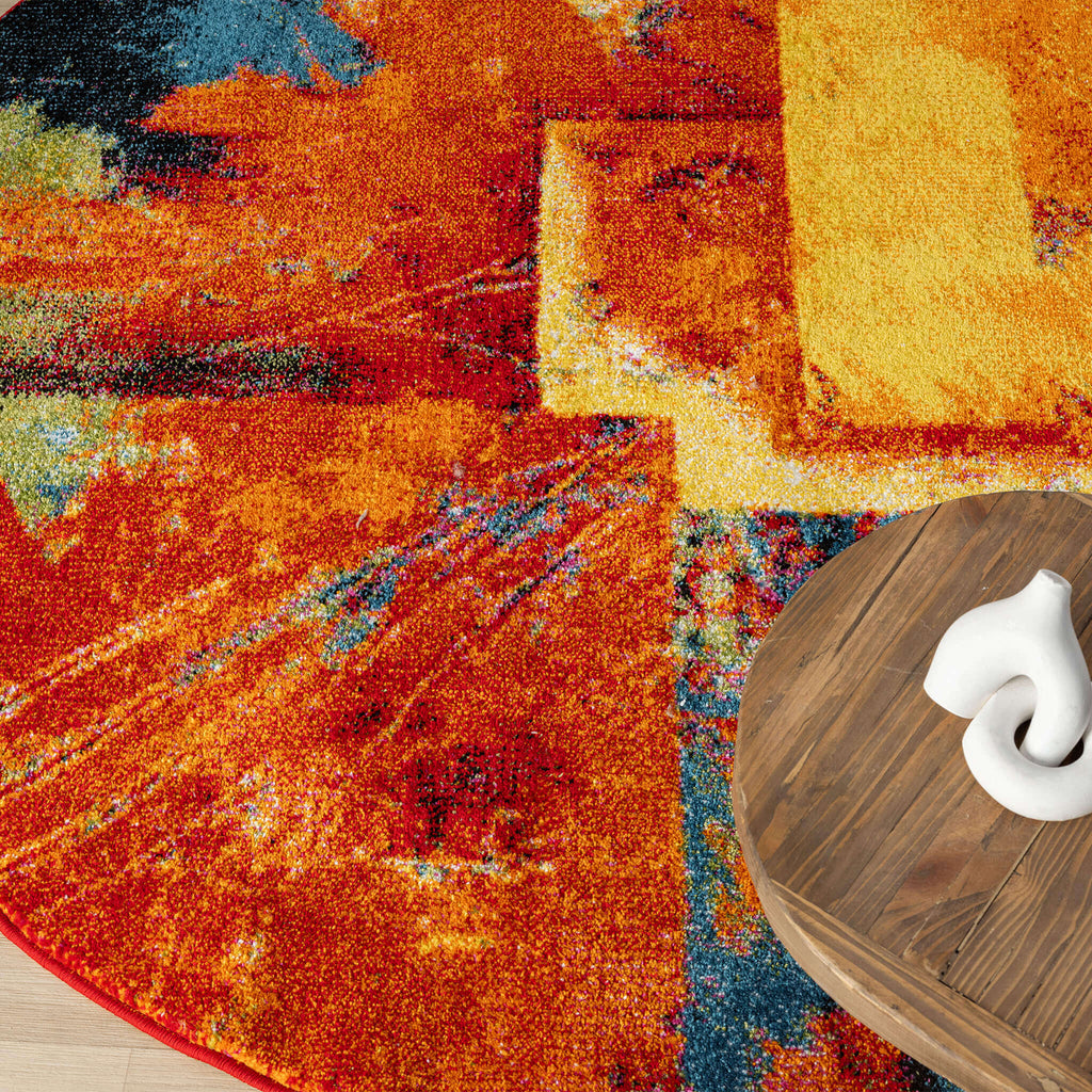 Galaxy 246 Multi Round Rug