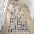 Glamour 722 Stone Runner styled in a furnished room