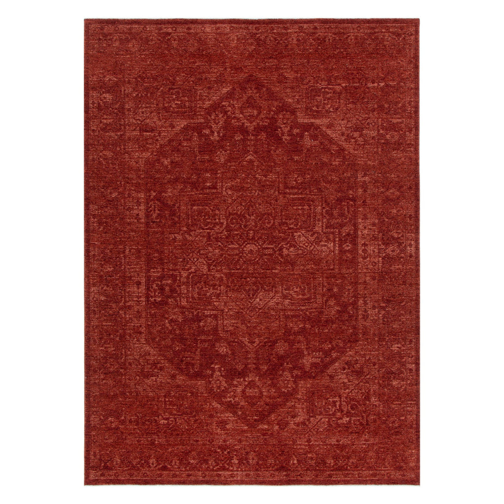 Heritage H101 Rust Distressed Medallion Rug – view 2