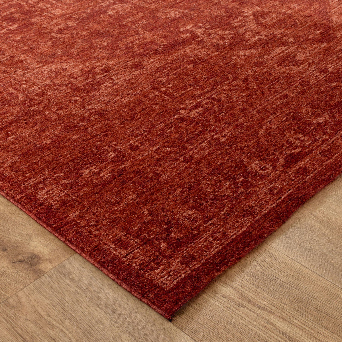 Heritage H101 Rust Distressed Medallion Rug – view 3