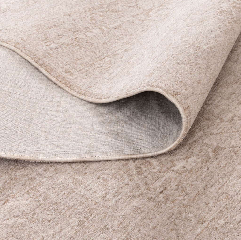 Heritage H102 Beige Distressed Medallion Rug – view 4