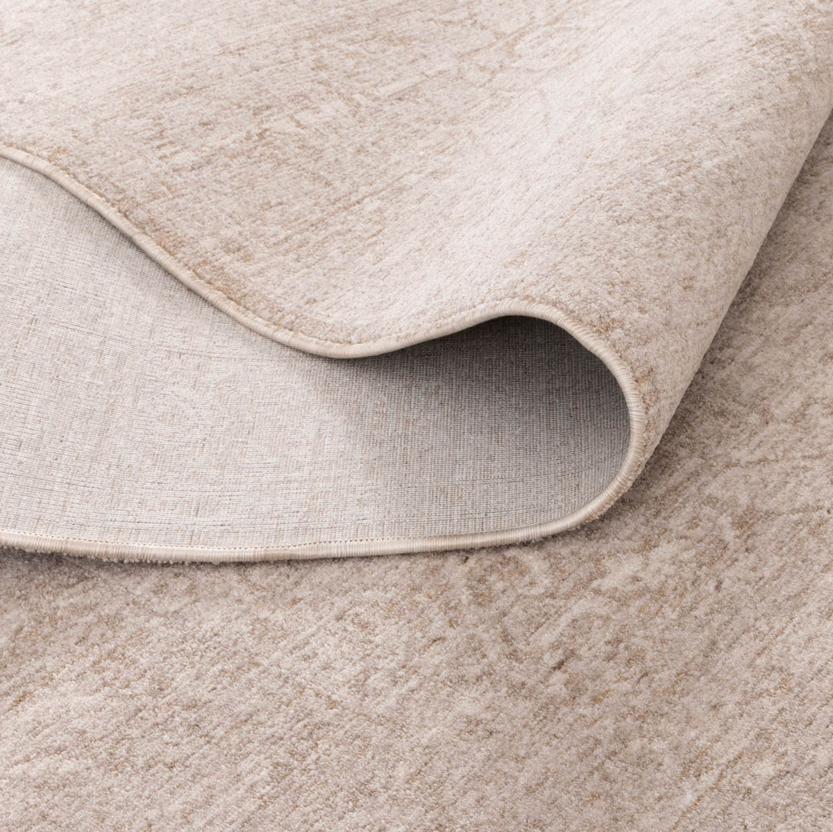 Heritage H102 Beige Distressed Medallion Rug – view 4
